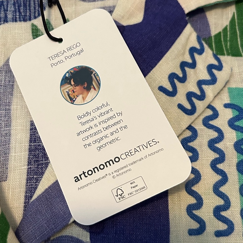 Portugal Artonomo Creative Teresa Rego 100% linen set